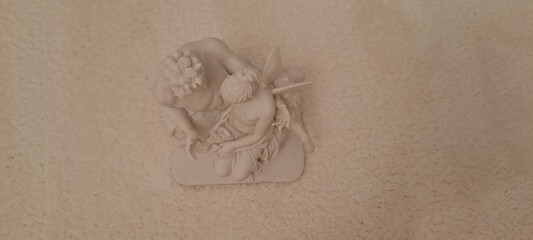 Statue aus Vogelperspektive