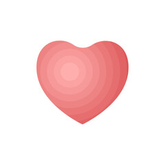 Red heart with halftone vector. Red heart icon. Love logo. Valentine's day vector. Heart icon love symbol. Vector illustration.