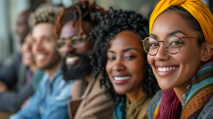 A diverse group of people from different cultural backgrounds engaged in dialogue, symbolizing cross-cultural communication and understanding.