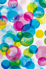 abstract background with colored circles