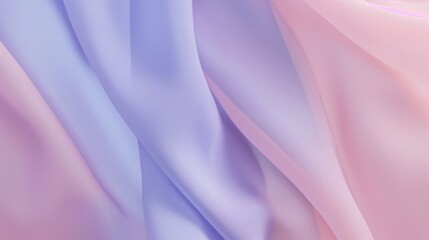 Fototapeta premium Soft pastel background with gentle folds in purple and pink hues, perfect for design, fashion, or artistic projects.