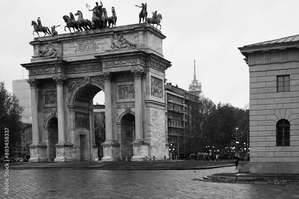 Poster arch of triumph