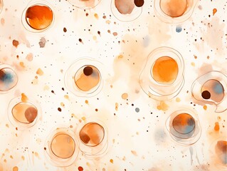 background brown watercolor spots, coffee background