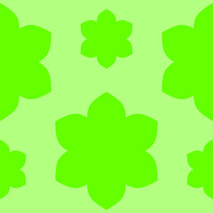 Fototapeta premium green flower pattern