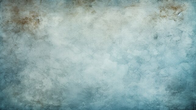 Grungy Blue and White Background With Black Border