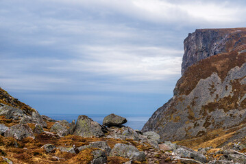 landscapes inside the lofoten Islands, Norway