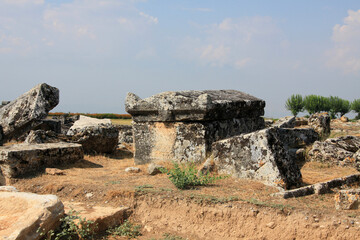 Tomb at Hierapolis Ancient City, Pamukkale, Denizli City, Turkey