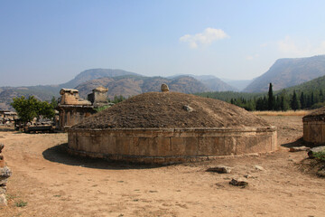 Tumulus at Hierapolis Ancient City, Pamukkale, Denizli City, Turkiye