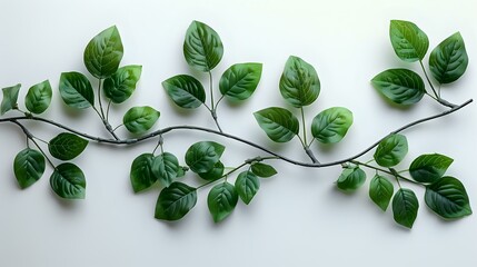 Tranquil Elegance in Green Foliage