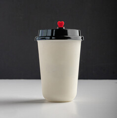 A glass fresh fruit banana milk shake juice