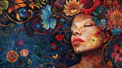 Fototapeta premium Celebrate creativity: world art day, a global tribute to diverse expressions of creativity, uniting cultures and inspiring imagination across borders and boundaries.