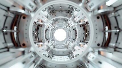 Tokamak magnetic confinment device from inside furusistic ecological energy source