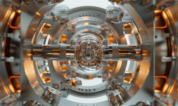 Tokamak magnetic confinment device from inside furusistic ecological energy source