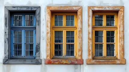 Balance and Harmony: Three Windows in Varied Shades