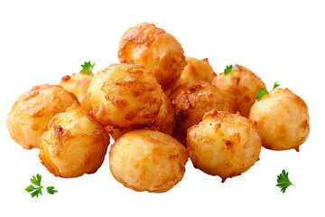 Tator Tots Isolated on a Transparent Background