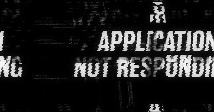 Application Not Responding. Green Screen - Decoding Tech Glitches, Exploring Common Error Messages in Digital and Analog Devices. Monitor screen error. Data glitches.