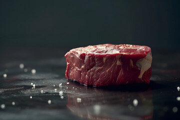 screenshot at a steak, behance style - obrazy, fototapety, plakaty