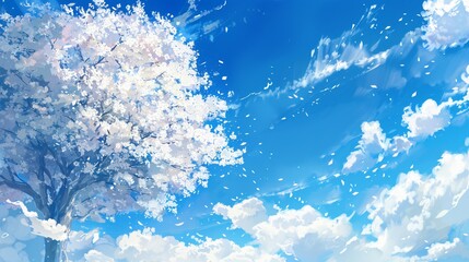 Fototapeta premium winter landscape with trees