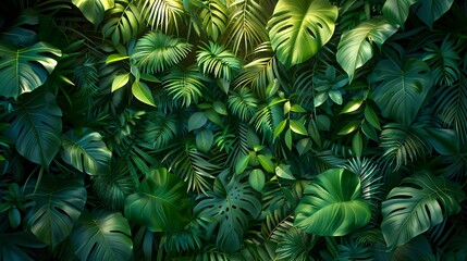 Tropical Elegance: Realistic and Detailed Flora Display