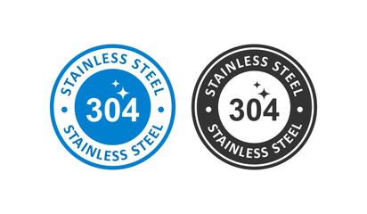 Stainless steel 304 badge logo template. Suitable for product label and information