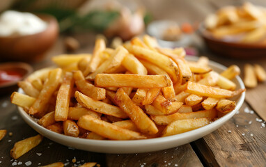 crafted gourmet belgian french fries