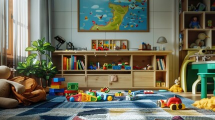 A collection of toys and games, such as board games or puzzles, that reflect a love of play and a...