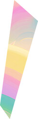abstract pastel modern shape isolated for decorate