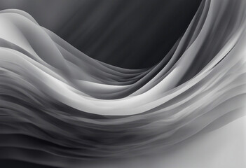Vector background with abstract black and grey waves strategically incorporating space