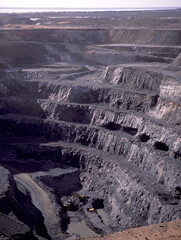 Mining at Kambalda Western Australia's open cut nickel mine.