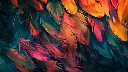 Abstract Feather Art Collection