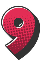 Comic Halftone Alphabet Letter and Number