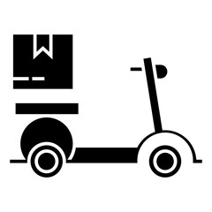 Shipping fast delivery man riding motorcycle icon 