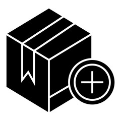 Box icon. Empty open shipping box or unboxing  icon. 