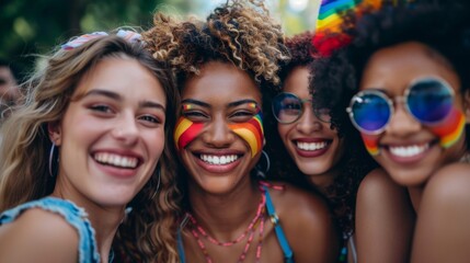 Fototapeta premium Future Generations, A real photo illustrating hope and optimism for future generations of LGBTQ individuals, emphasizing progress and inclusivity.