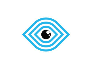 lines circle eye insight logo icon vector illustration 