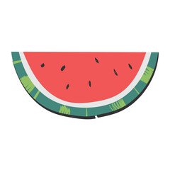 Slice Watermelon handdrawn icon