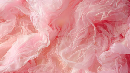 Fototapeta premium Ethereal Pink Textured Fabric in Soft Light