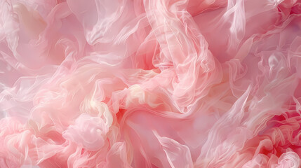 Ethereal Pink Textured Fabric in Soft Light