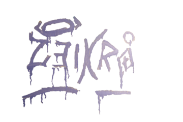 Graffiti and whistles on neglected wall