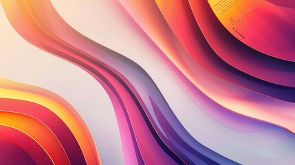 Abstract Background curved wave colorful background 3d render. Digital abstract background, banners, wallpapers, posters, covers, tech, AI, data, audio, graphics, presentation, and more.