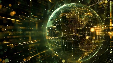 circular technology background