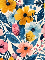 background with flowers