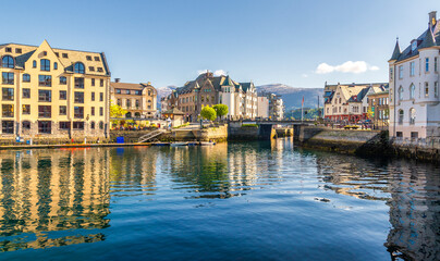 alesund downtown views, Norway