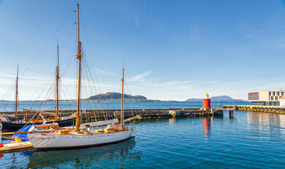 Fototapeta premium alesund downtown views, Norway