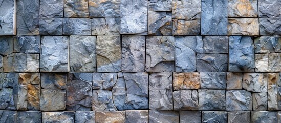 Granite stone wall surface background and feel.