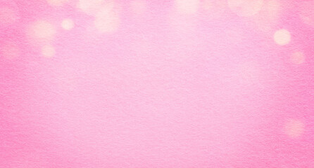Pink bokeh abstract fabric texture backgrounds. Copy space for holiday season, greeting card, popular festival, Valentine's Day and New Year celebrations. 