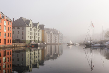 Alesund downtown views, Norway