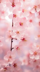 A close up of a pink flower with a pink background, wallpaper, spring or summer mood
