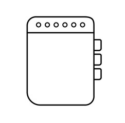 Note Paper Lines Style Vector 