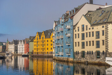 Alesund downtown views, Norway
